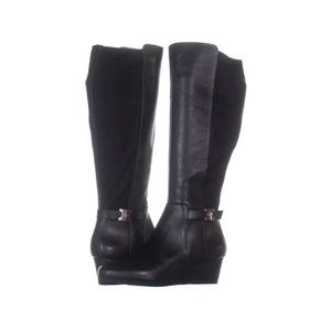 Giani Bernini Womens Catrinaa Leather Round Toe Knee High Fashion Boots size 7.5